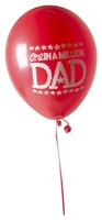 Balloon with message One in a Million Dad